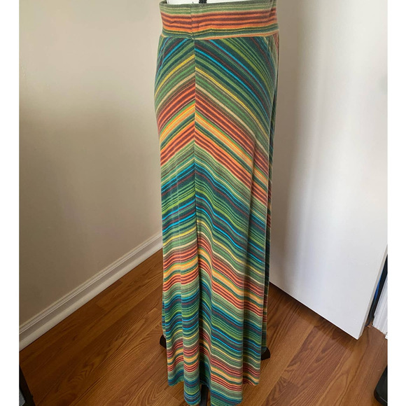 Women’s Hannah Skirt Long Muilt-color Elastic Waist Size Large - Picture 6 of 16